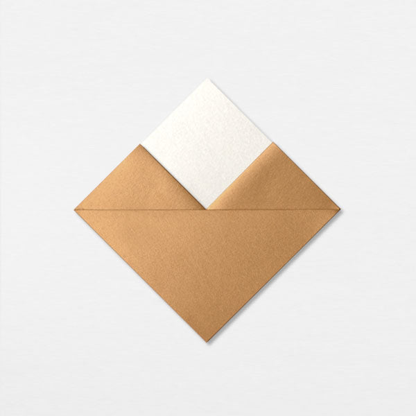 Enveloppe Kokoro avec carte - Blanc