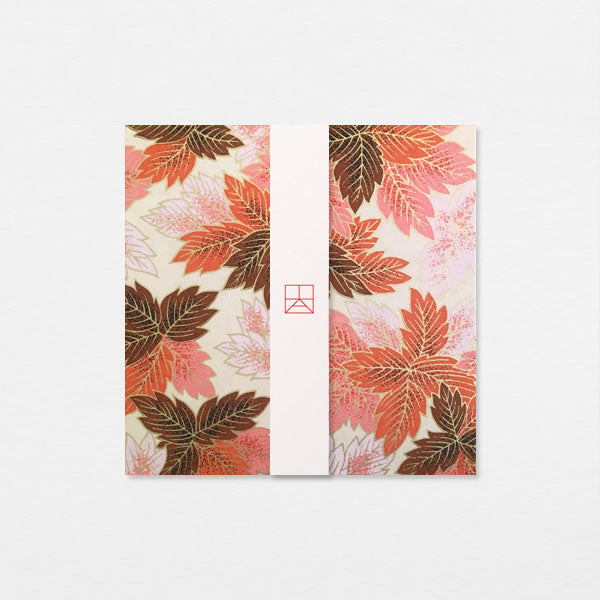 Carte Washi 15cm - Konoha rouge