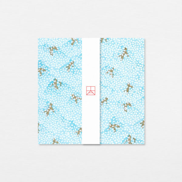 Carte Washi 15cm - Senbonzakura bleu