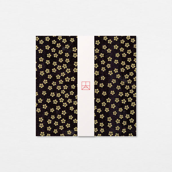 Carte Washi 15cm - Umebachi or noir