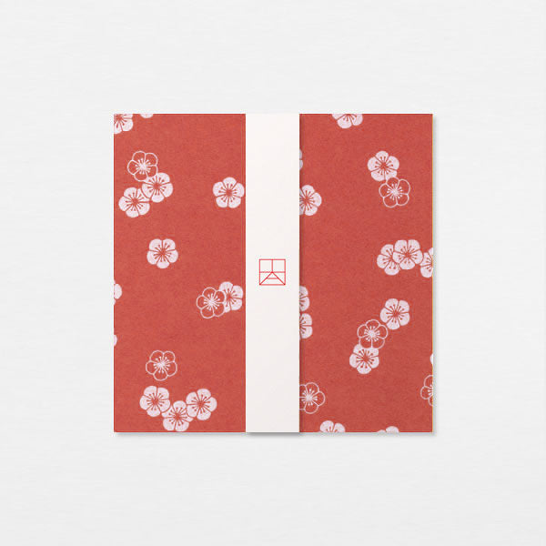 Papiers Assortis 15cm - Fleurs ume rouge
