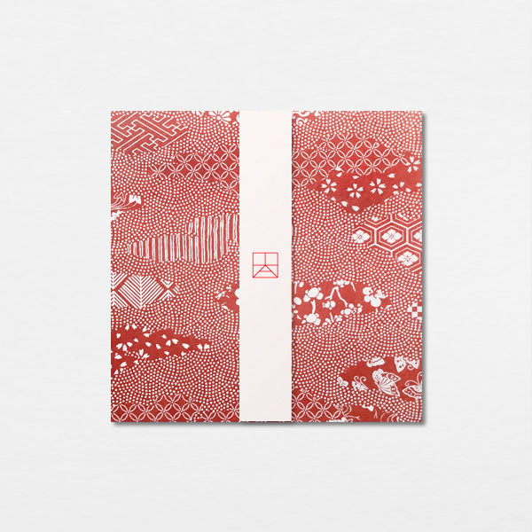 Papiers Assortis 15cm - Kyoto rouge