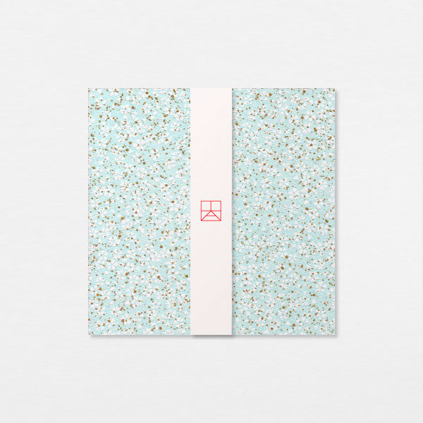 Papiers Assortis 15cm - Paillettes sakura bleu