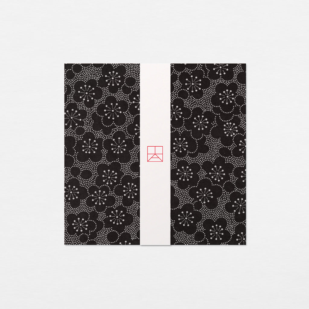 Papiers Assortis 15cm - Ume tenten argent noir