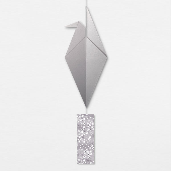 Porte-Bonheur Tsuru Tansatsu - Argent
