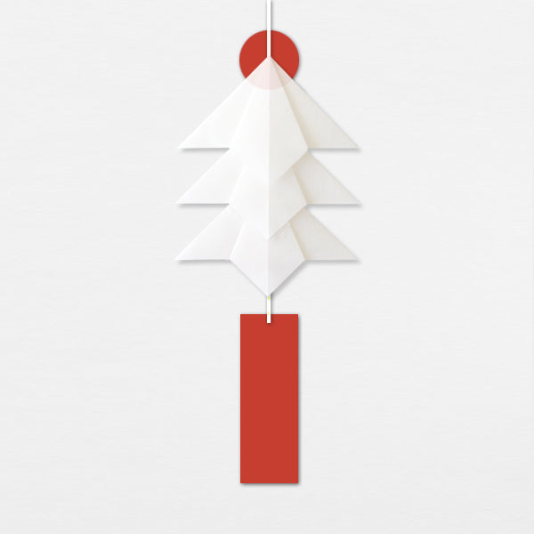 Suspension Sapin Japon - Blanc
