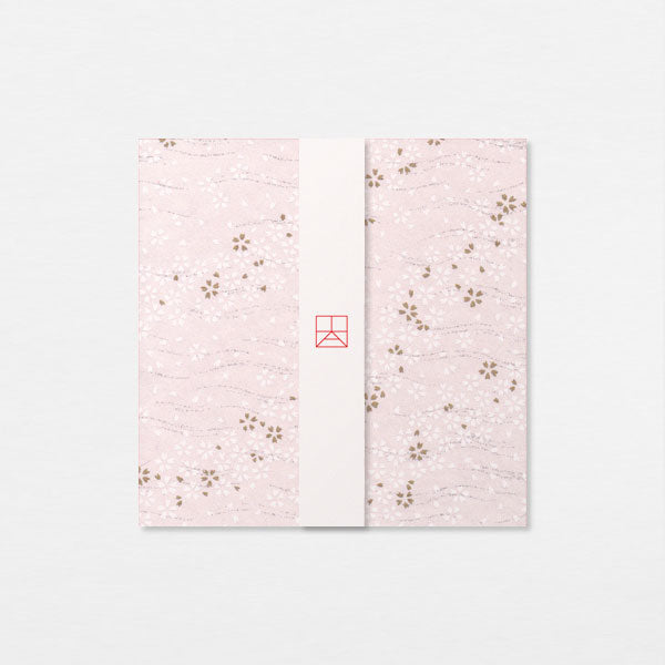 Carte Washi 15cm - Brise sakura rose