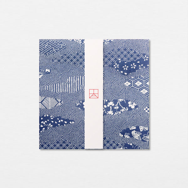 Carte Washi 15cm - Kyoto indigo