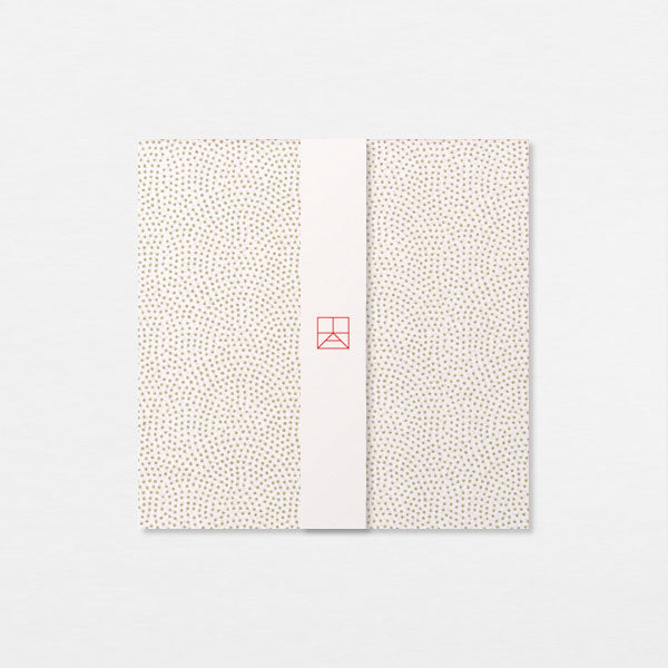 Carte Washi 15cm - Same komon or blanc