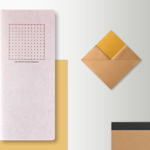 Enveloppe Kokoro avec carte - Or