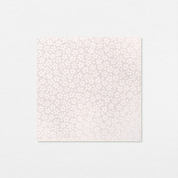 Washi 15cm - Fleurs cerisiers blanc nacré