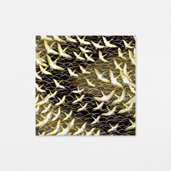 Washi 15cm - Grues mer noir