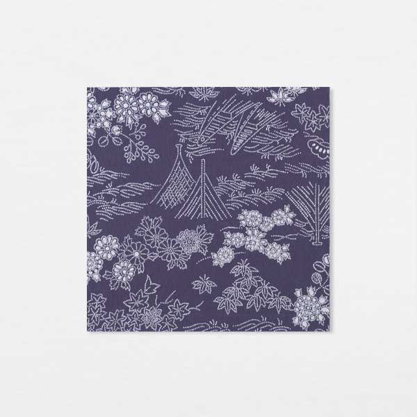 Washi 15cm - Jardin indigo