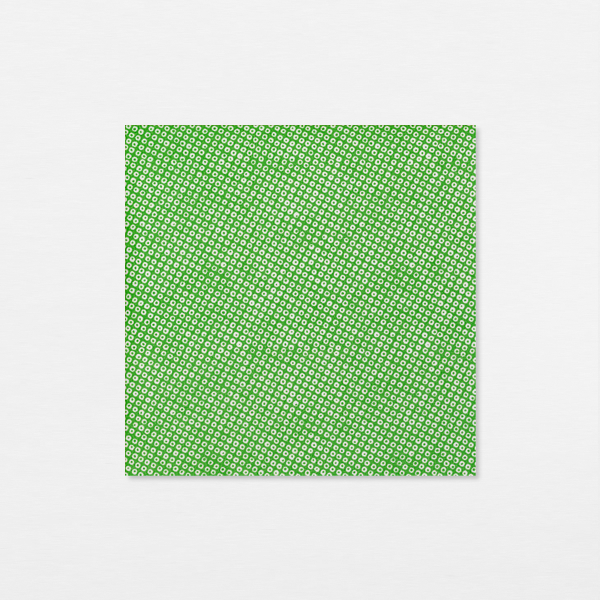 Washi 15cm - Kanoko blanc vert