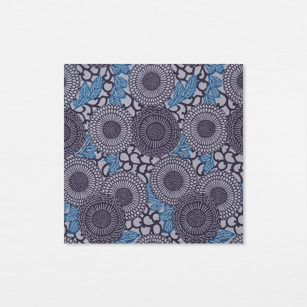 Washi 15cm - Kiku bleus