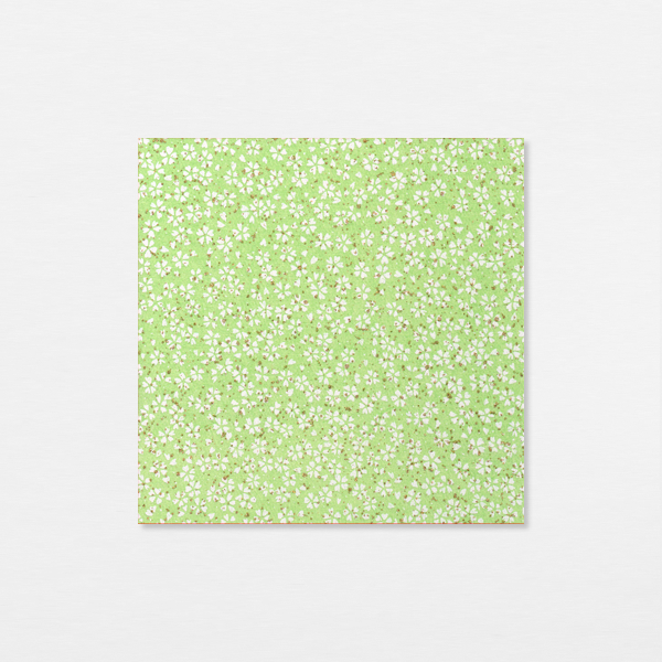 Washi 15cm - Paillettes sakura vert