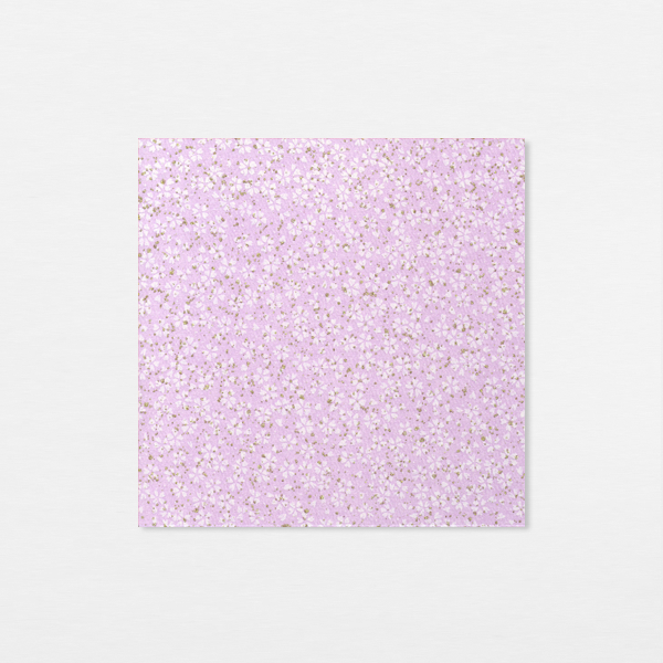 Washi 15cm - Paillettes sakura violet