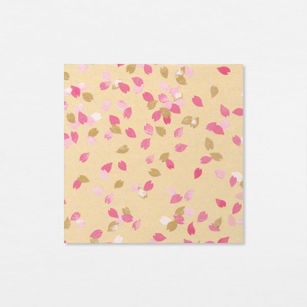 Washi 15cm - Pétales sakura rose sable