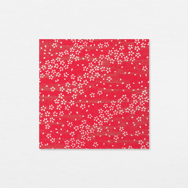 Washi 15cm - Sakura brume or rouge