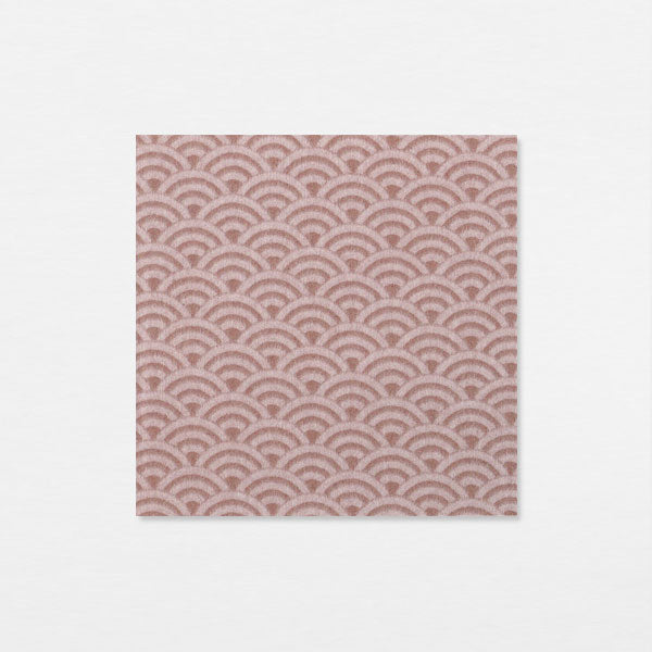 Washi 15cm - Seigaiha Ogawa marron