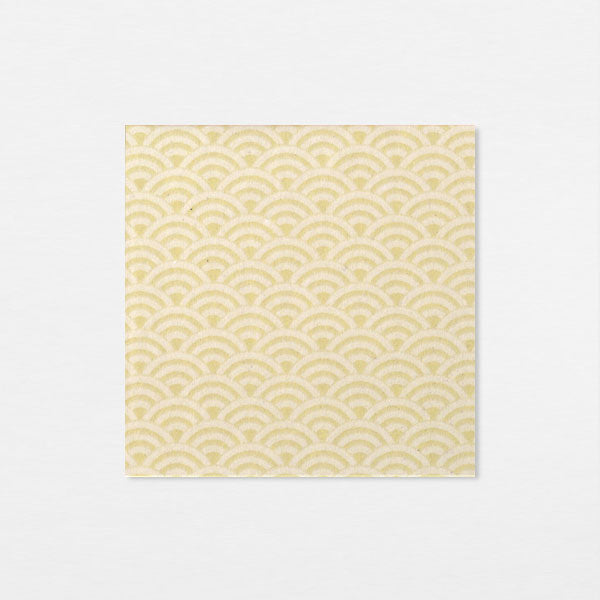 Washi 15cm - Seigaiha Ogawa sable