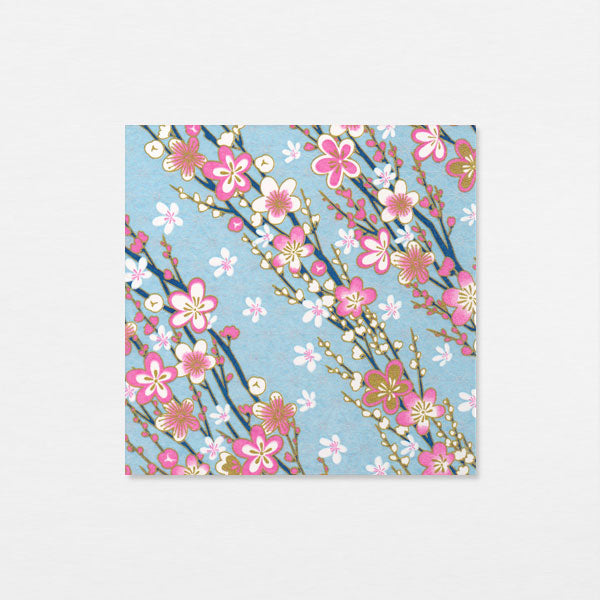 Washi 15cm - Ume no eda bleu