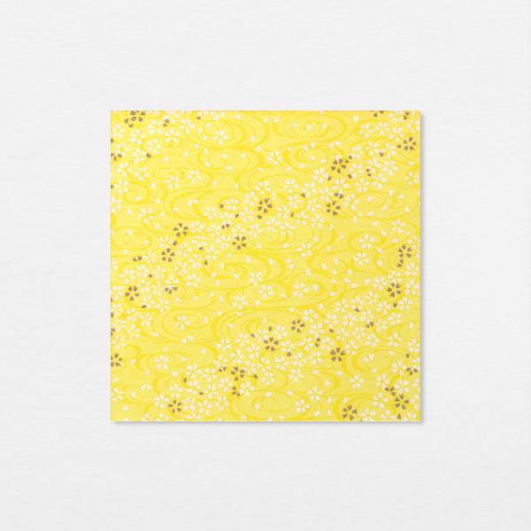 Washi 15cm - Vent sakura jaune