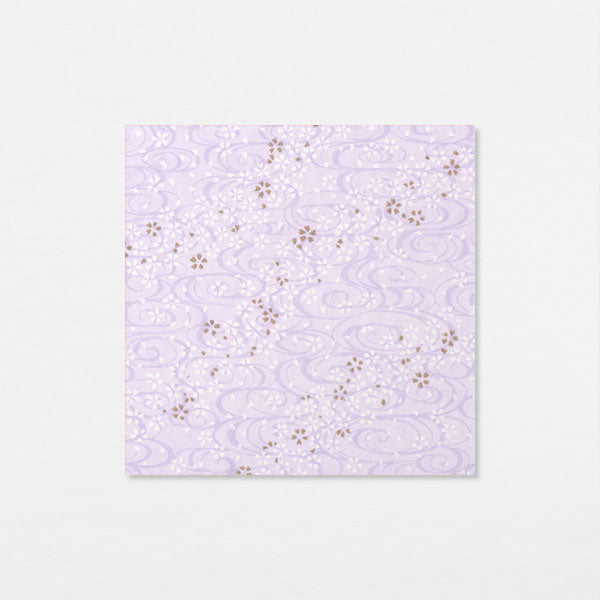 Washi 15cm - Vent sakura violet