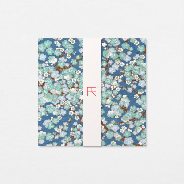 Papiers Assortis 15cm - Branches pruniers bleu