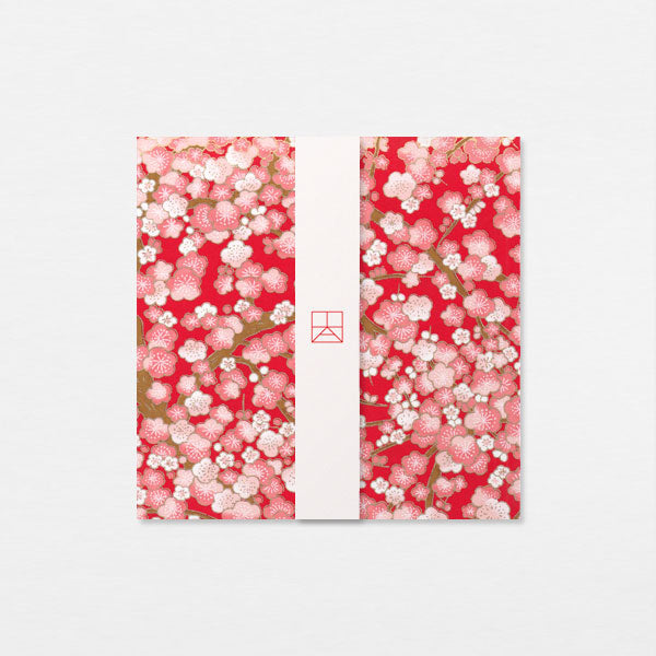 Papiers Assortis 15cm - Branches pruniers rouge