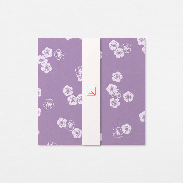 Papiers Assortis 15cm - Fleurs ume violet clair