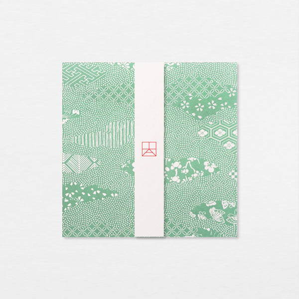 Papiers Assortis 15cm - Kyoto celadon