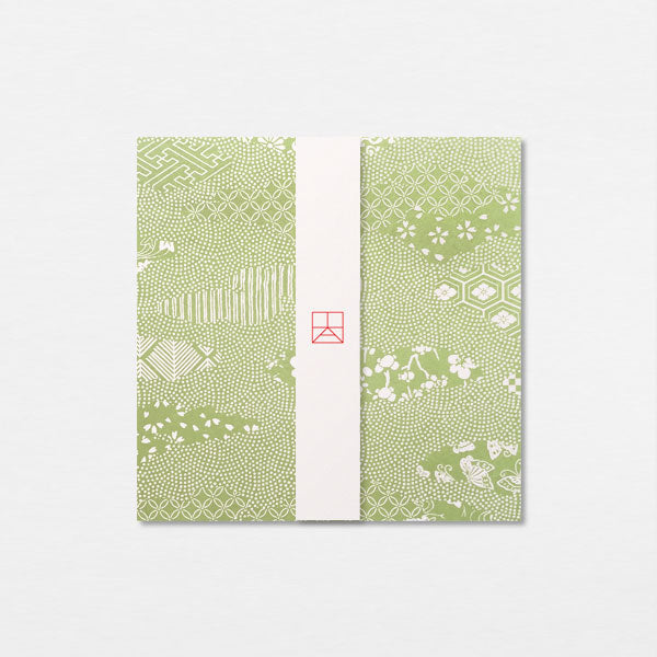 Papiers Assortis 15cm - Kyoto pistache
