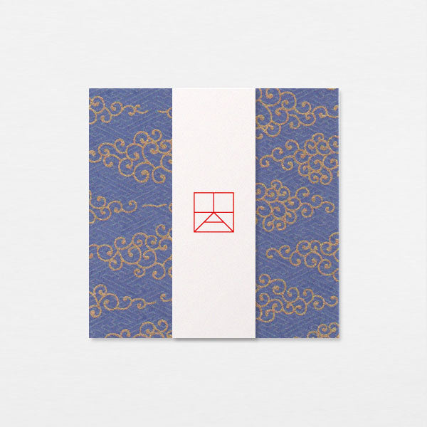 Papiers Assortis 7.5cm - Nuages karakusa bleu
