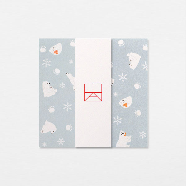 Papiers Assortis 7.5cm - Ours blancs