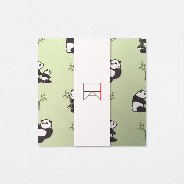 Papiers Assortis 7.5cm - Pandas verts