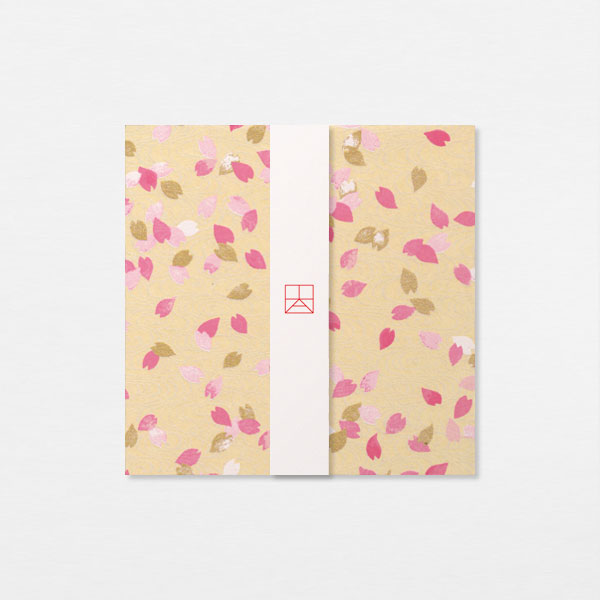 Papiers Assortis 15cm - Pétales sakura rose sable