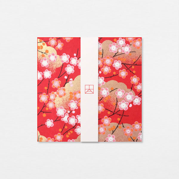 Papiers Assortis 15cm - Pruniers rouges