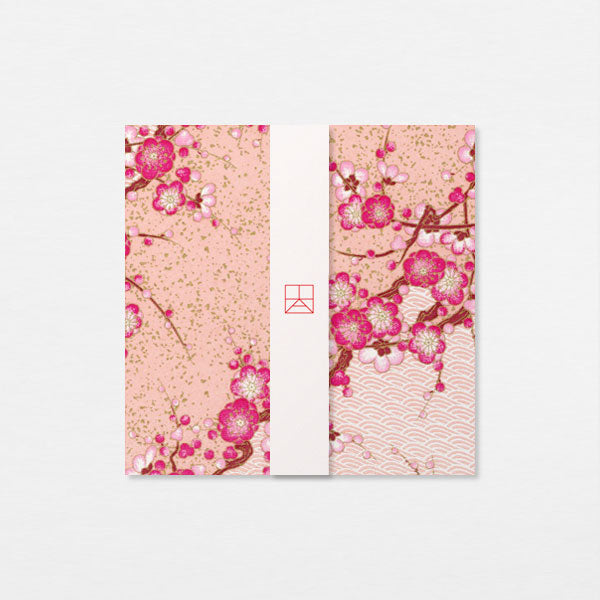 Papiers Assortis 15cm - Pruniers seigaiha rose