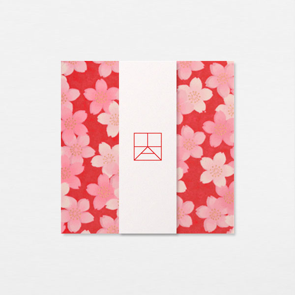 Papiers Assortis 7.5cm - Sakura rouges