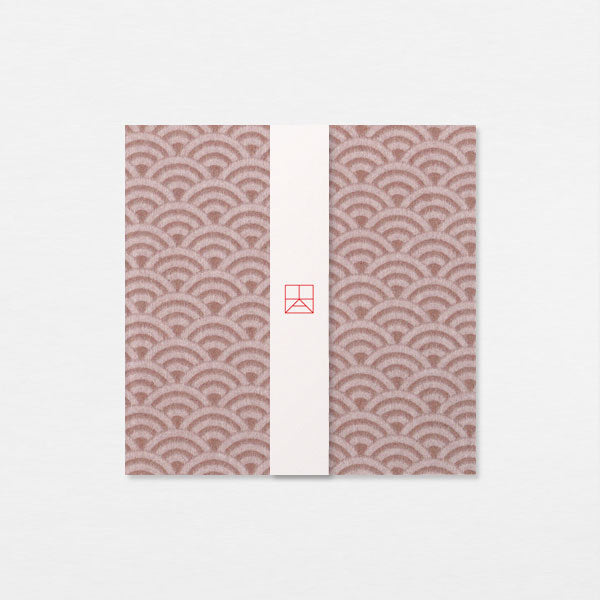 Papiers Assortis 15cm - Seigaiha Ogawa marron