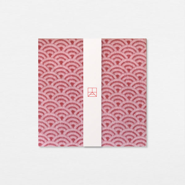 Papiers Assortis 15cm - Seigaiha Ogawa rouge