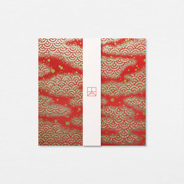 Papiers Assortis 15cm - Mer or rouge