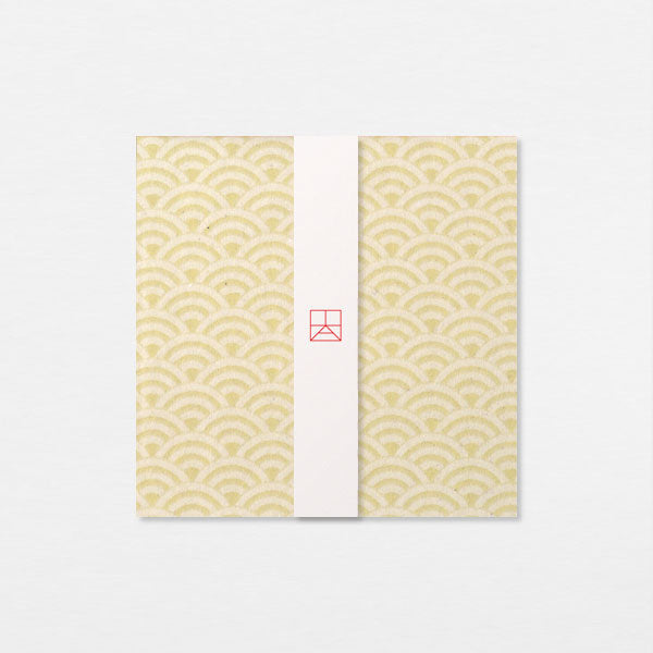 Papiers Assortis 15cm - Seigaiha Ogawa sable