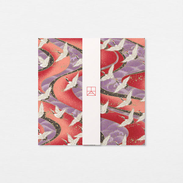 Papiers Assortis 15cm - Tsuru mer rouge