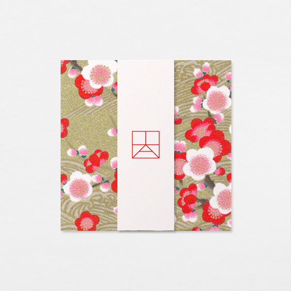 Papiers Assortis 7.5cm - Ume rouge or