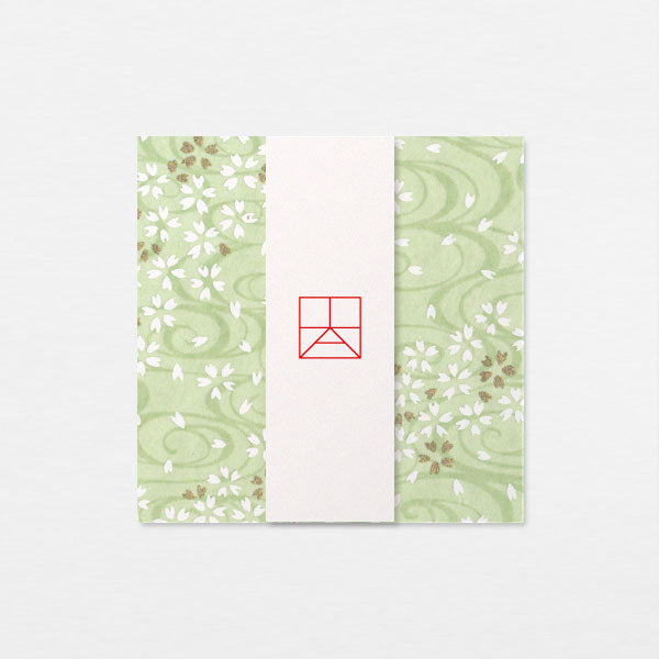 Papiers Assortis 7.5cm - Vent sakura vert