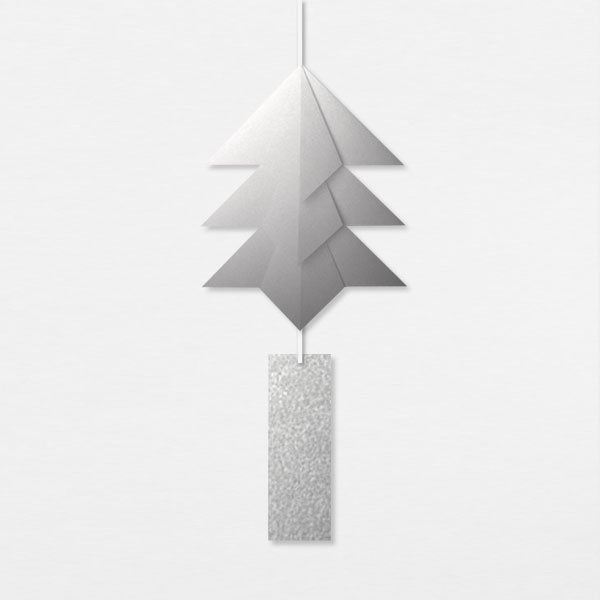 Suspension Sapin Tansatsu - Argent