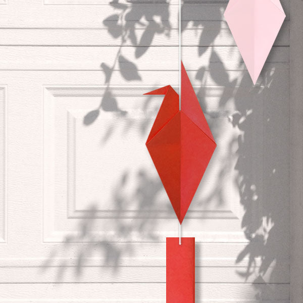 Suspension Tsuru Tansatsu - Washi Rouge