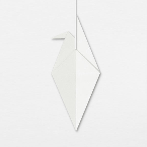 Suspension Tsuru - Washi Blanc